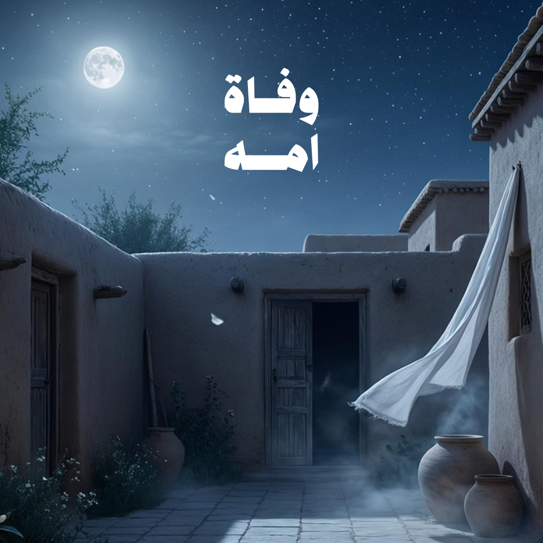 وفاة أمه